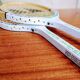 Pair of vintage badminton rackets
