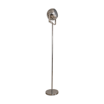 Chrome "projector" floor lamp