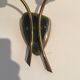 Pair of sconces opaline and brass 50s