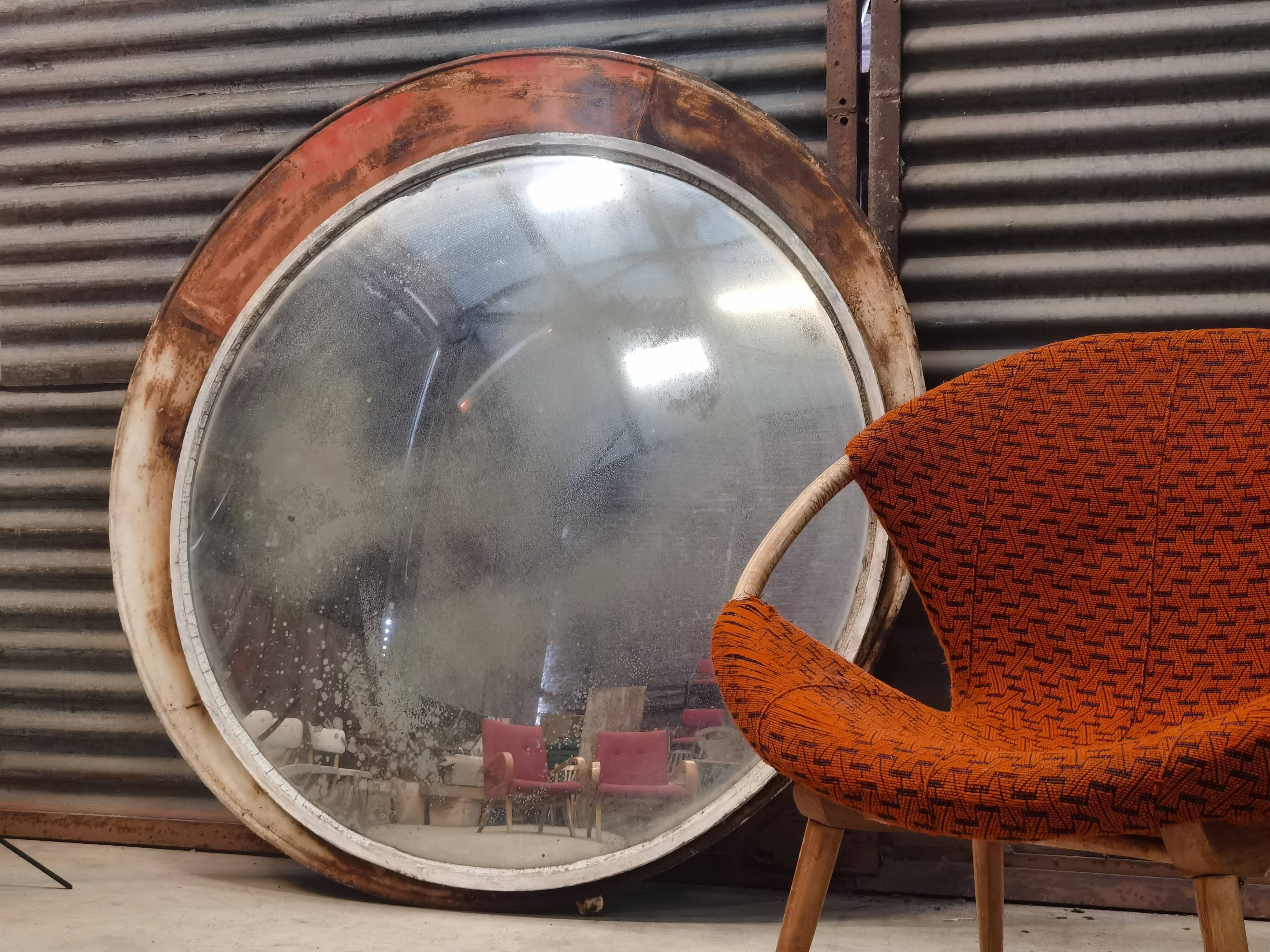 Industrial Convex Mirror Czech Republic 1960