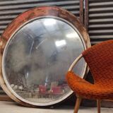 Convex Mirror Industrial Czech Republic 1960