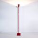 Lampadaire rouge vif, années 1980
