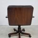 Vintage swivel office desk chair 'Chocolat brown'