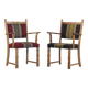 Vintage Pair of Danish Brutalist Armchairs, Henning Kjærnulf Style, 1960s