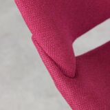 Pink Shell Swivel Chair by Niko Kralj for Stol Kamnik, 1970s