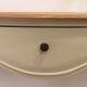 Console en bois massif, crème d'artichaut