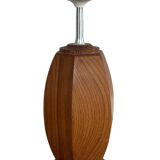 Mid Century Scandinavian teak table lamp 70's design minimalist