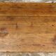 Ancienne table basse en bois avec tiroir central