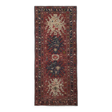 Tapis de couloir turc vintage