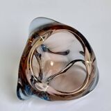 Cendrier Skrdlovice Art Glass, République tchèque, années 1960