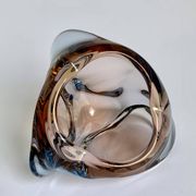 Ashtray Skrdlovice Art Glass, Czech 1960s