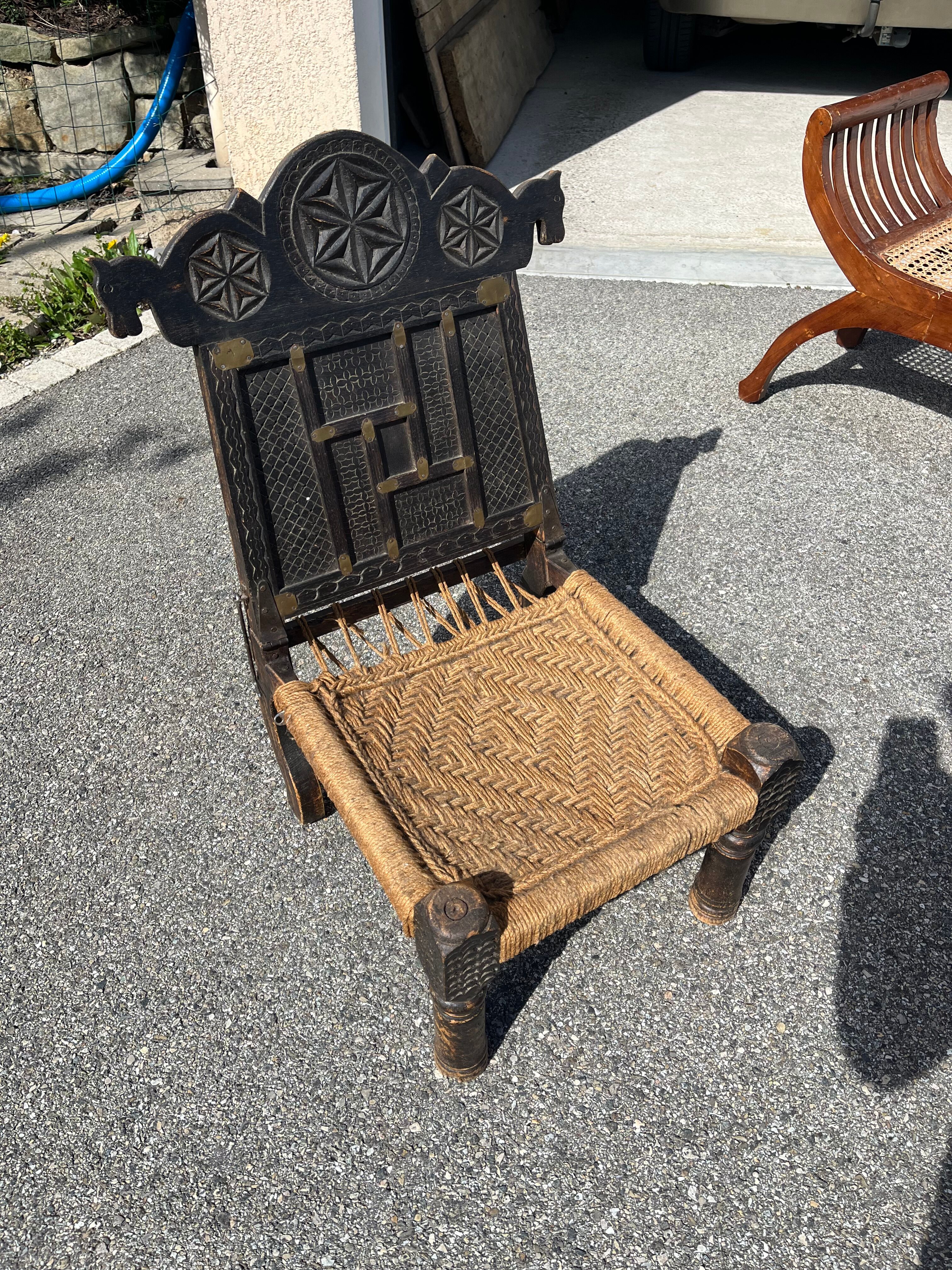 Ancient tribal chair