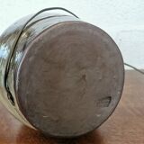 Enamelled stoneware lamp base
