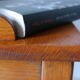 Vintage solid oak bedside
