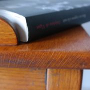 Vintage bedside table in solid oak