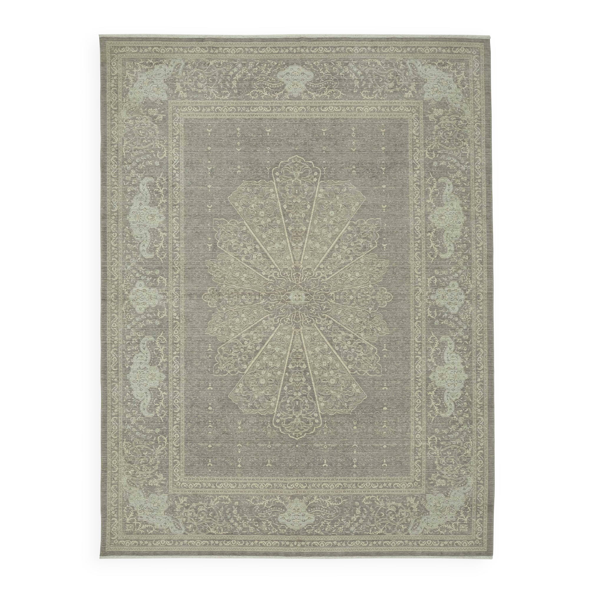 Turkish Handcrafted Loom Oushak Rug 281 cm x 376 cm