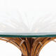 Vintage sheaf of wheat coffee table, 1960s
