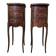 Pair of Louis XV bedside tables in marquetry