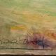 HSP painting "Autumn mist at Chamboeuf" (42) by Auguste Mallard (1895-1965)