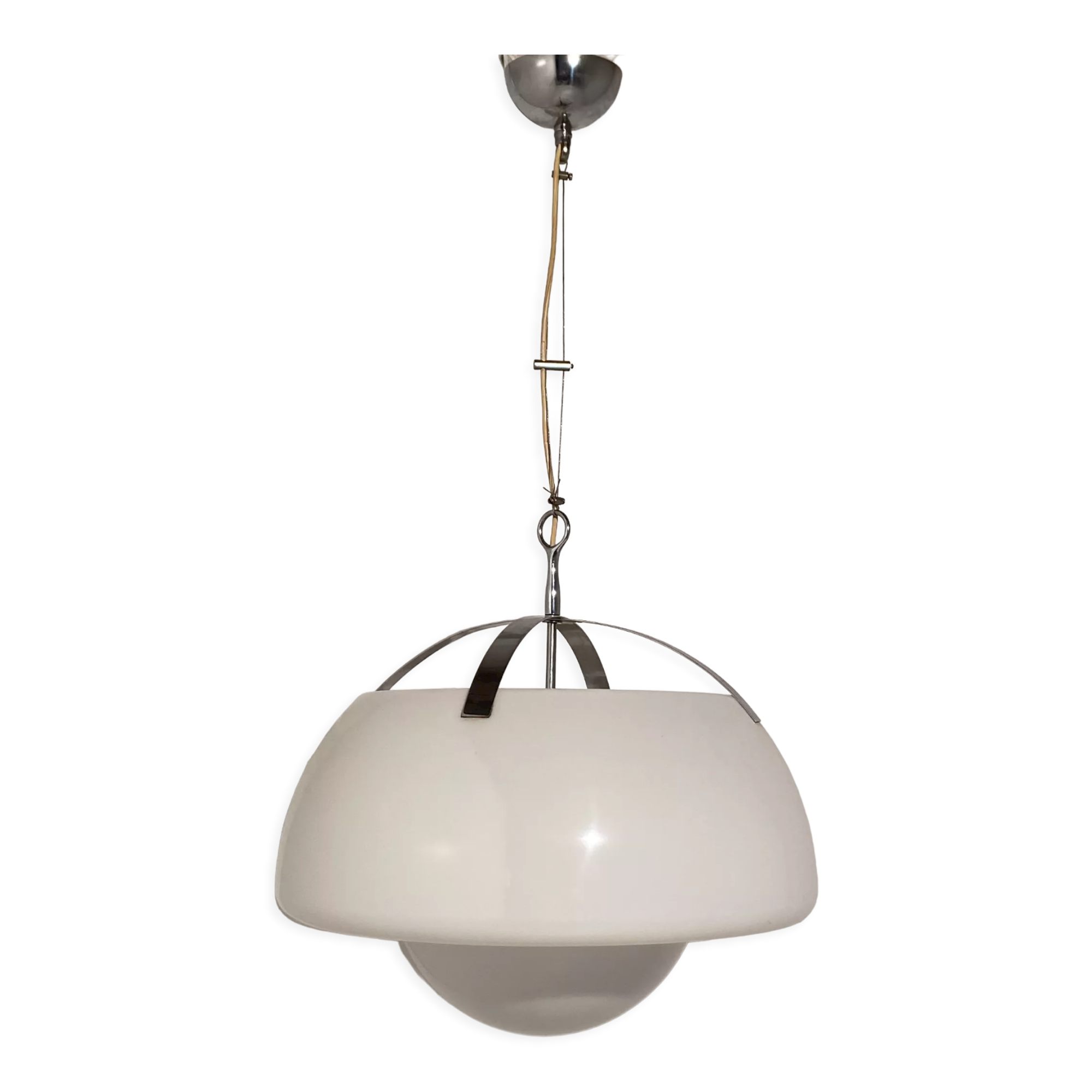 1960s "Omega" pendant, Vico Magistretti for Artemide