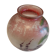 Vase boule en verre à décor d'un paysage selon JS Peynaud