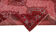 Handmade contemporary oriental 1980s 151 cm x 370 cm red rug