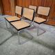 Cesca chair Marcel Breuer B32 modern Italian mid-century, set of 4 from the 70s.