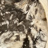 Very large empty pocket or dish in petrified wood
