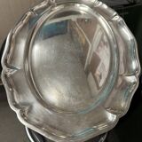 Set of 4 silver stainless steel trays CGHIMA ALPH