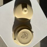 Glazed light yellow ceramic terrine