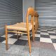 Set of 4 Møller 75 chairs in oak