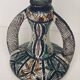 Polychrome earthenware jug, Fes, Morocco