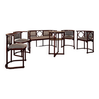 Art Nouveau ensemble, Josef Hoffmann for Jacob and Josef Kohn