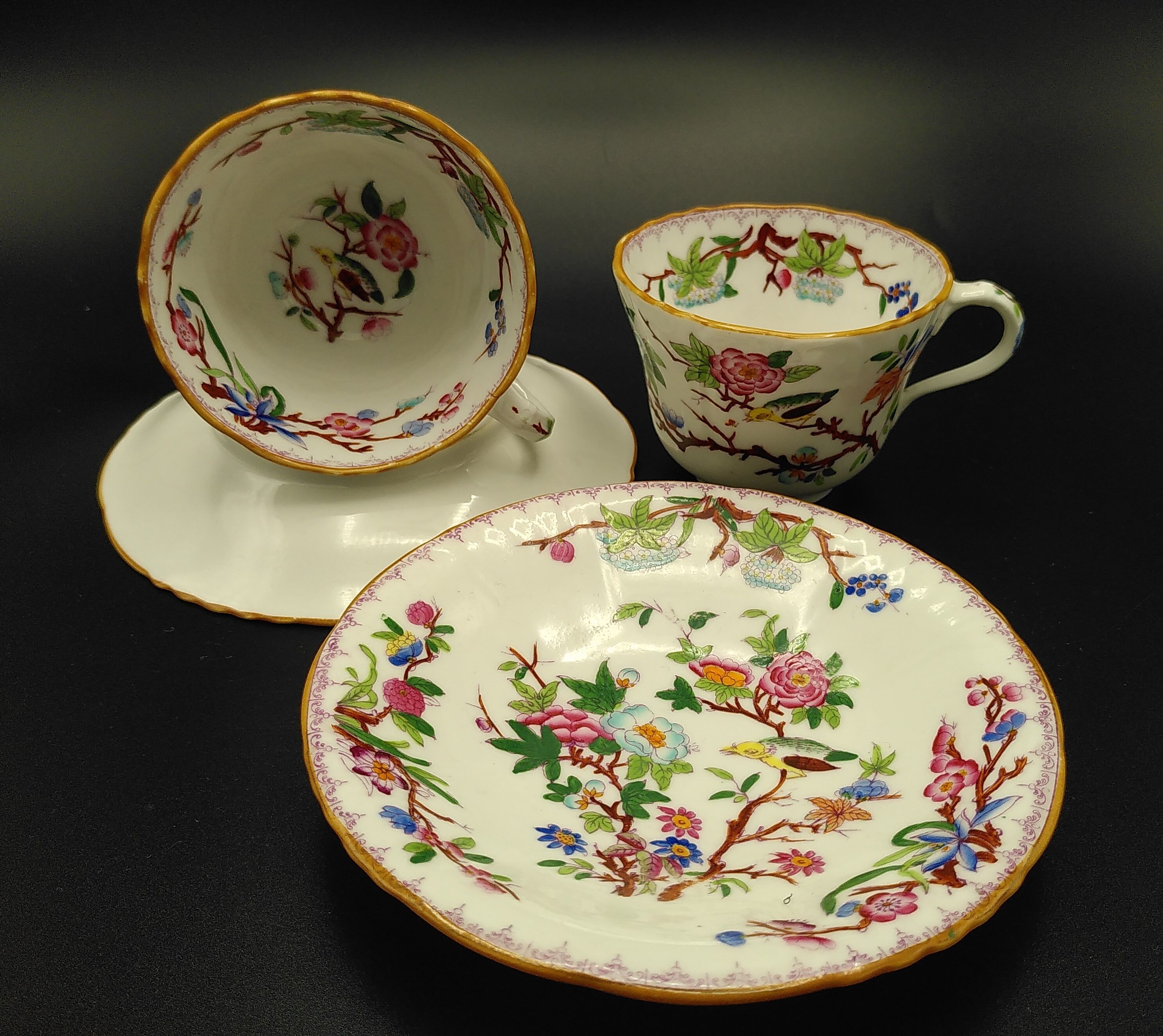 Minton & Boyle Teacups circa 1836-1841