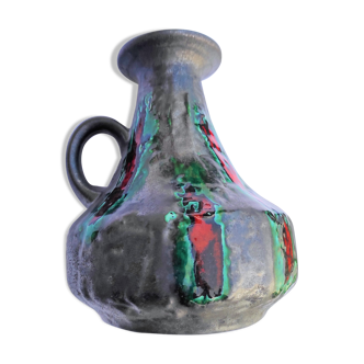 Vase in ceramic style west germany circa 1970