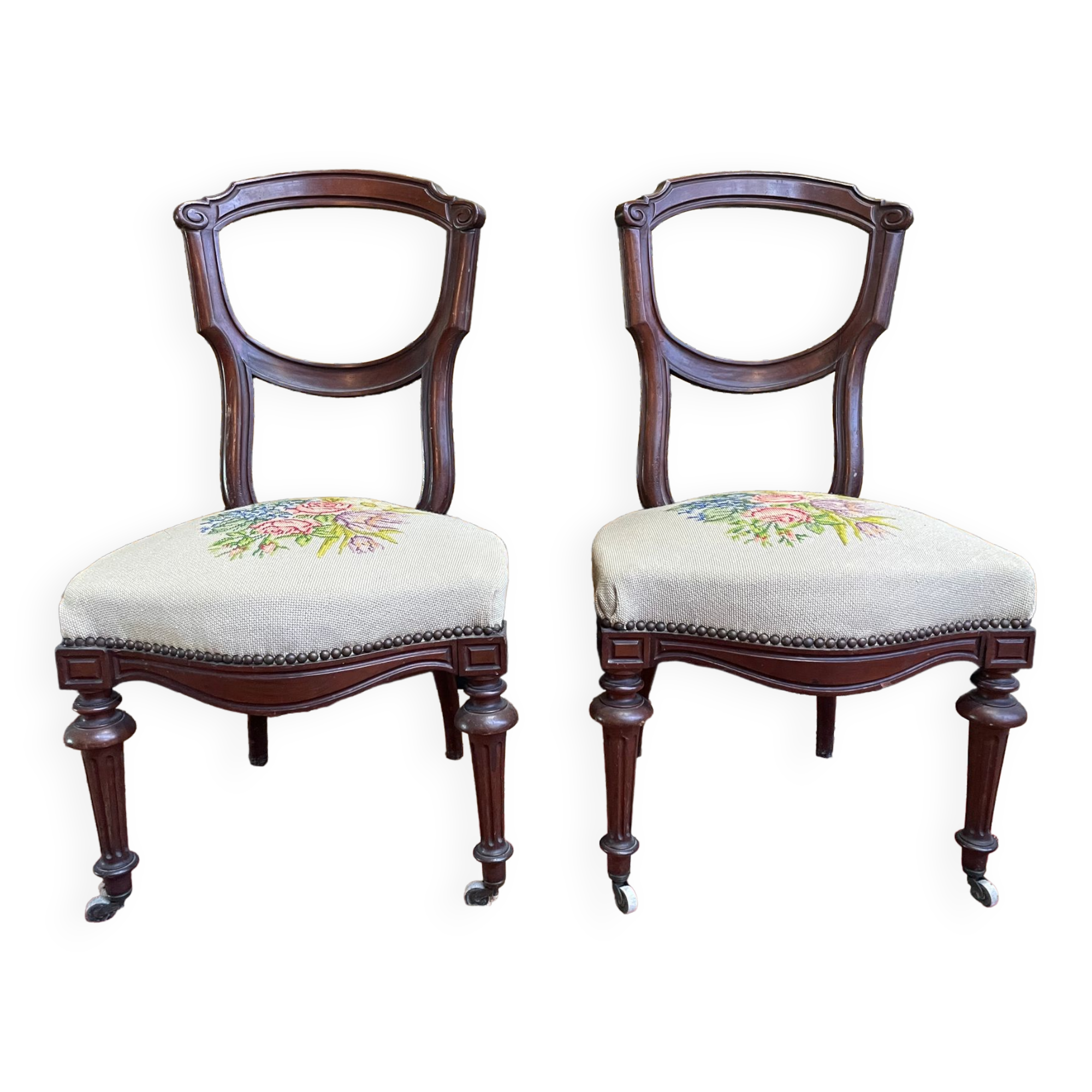 Pair of chairs Napoleon III