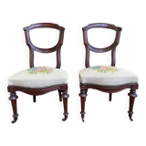 Paire de chaises Napoléon III