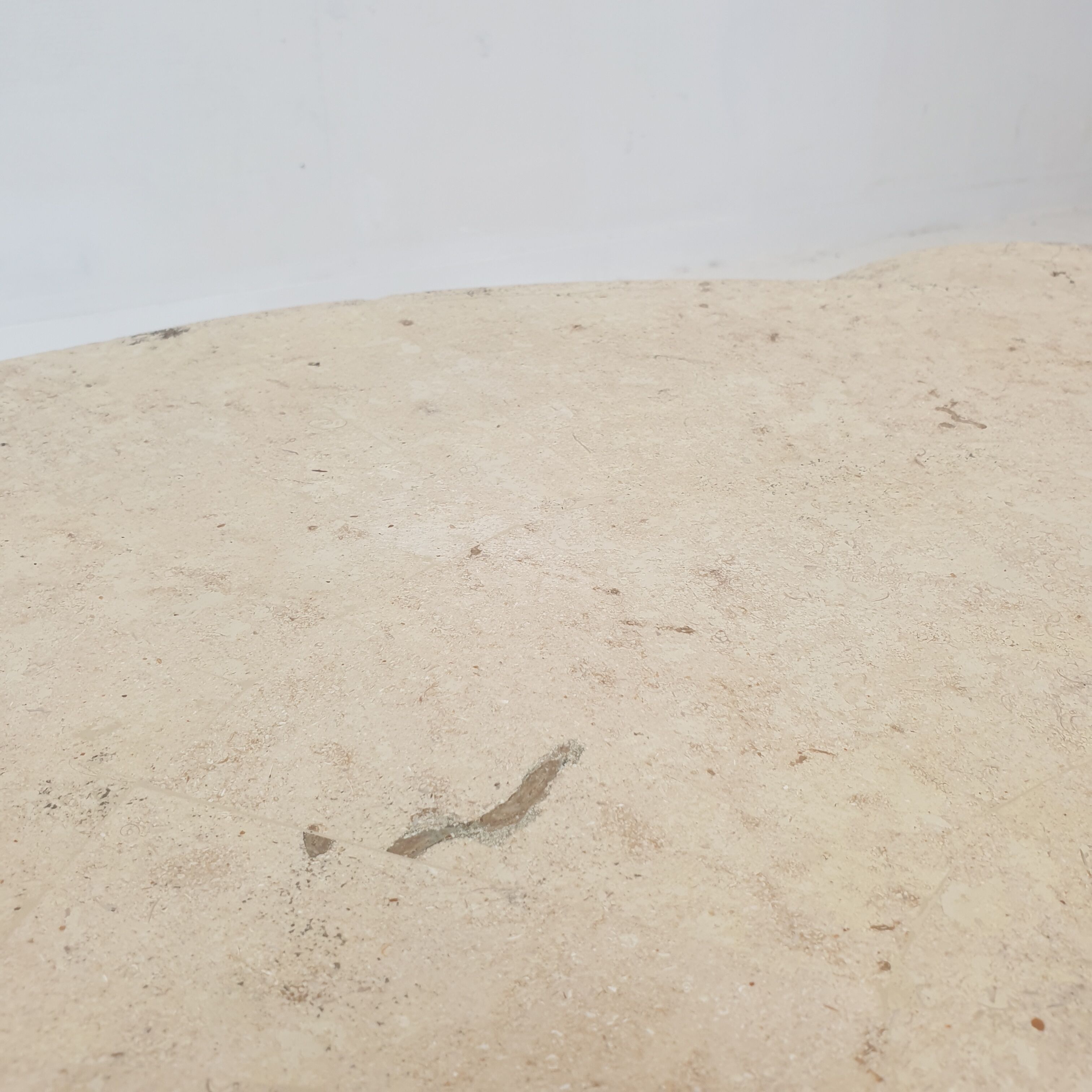 Mactan Stone or Fossil Stone Coffee Table, 1980's