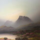 The Highlands. 2 gouaches by Wilfred GATON.