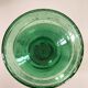 Mint green bubbled glass photophore – Biot glassware