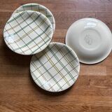 Series 4dessert plates Salins St Yves