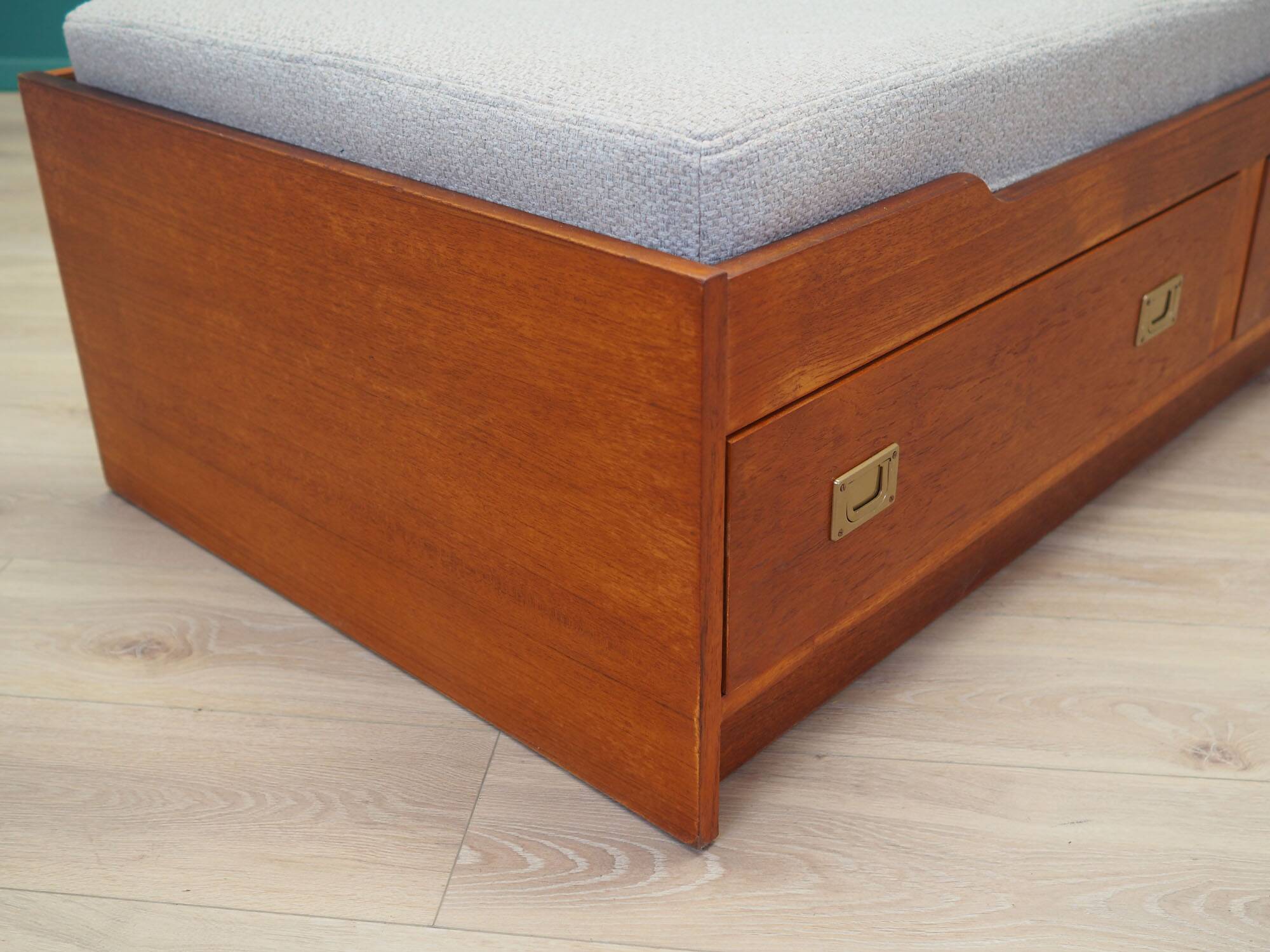Teak daybed, Danish design, 1970s, production: Denmark