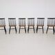 Set of 6 Fanett chairs from Tapiovaara 1970