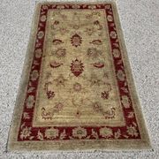 Handmade Afghan Chobi Ziegler Wool Rug 85x150cm
