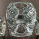 Trio of Peill & Putzler candle holders from the 70s