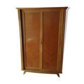 Armoire penderie 2 portes coulissantes années 50