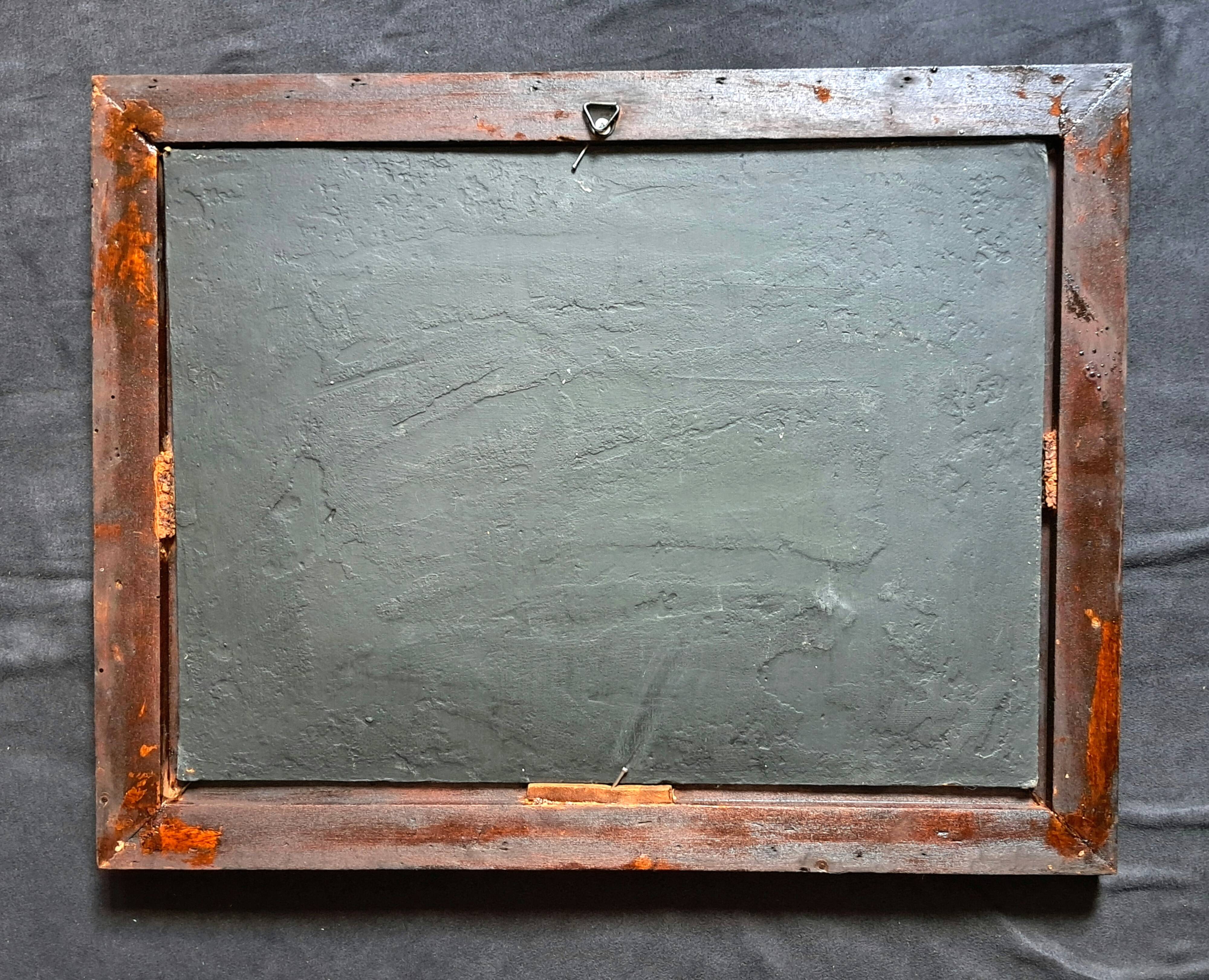 Post-impressionist painting, Oil on Canvas signed Still Life 1929