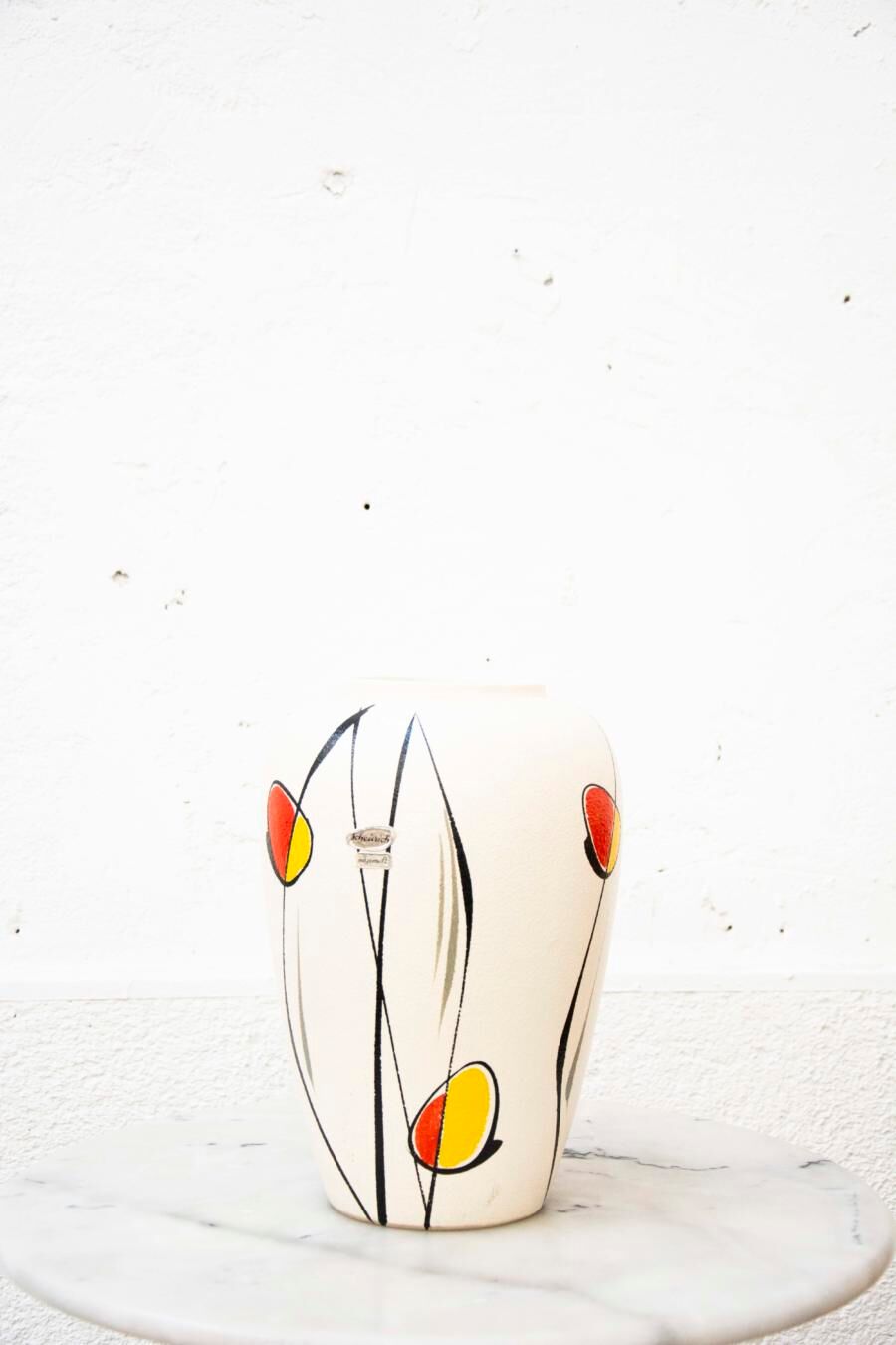 German vintage ceramic vase 1950