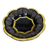 HB Quimper ceramic fruit bowl with beaded decoration