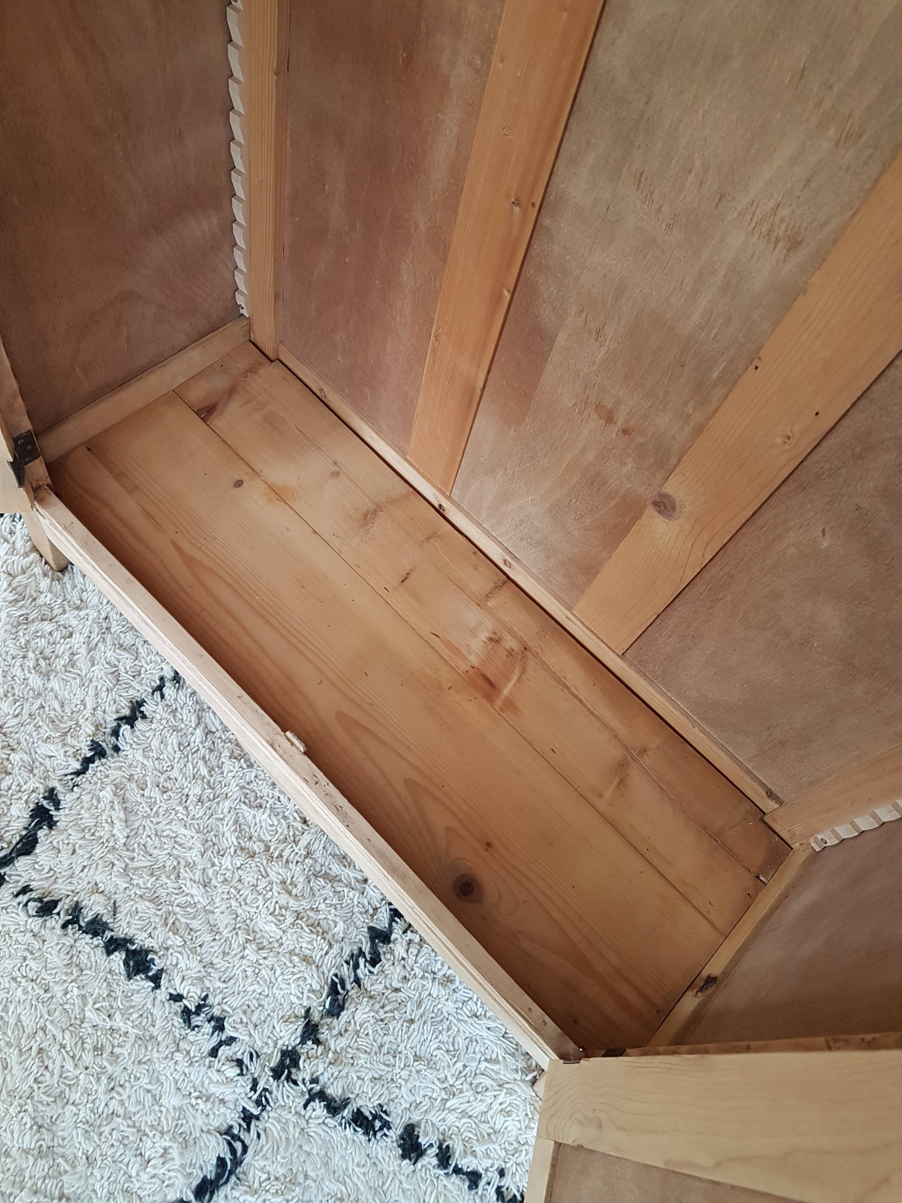 Renovated wooden wardrobe
